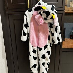 Cow Suit with Hood
